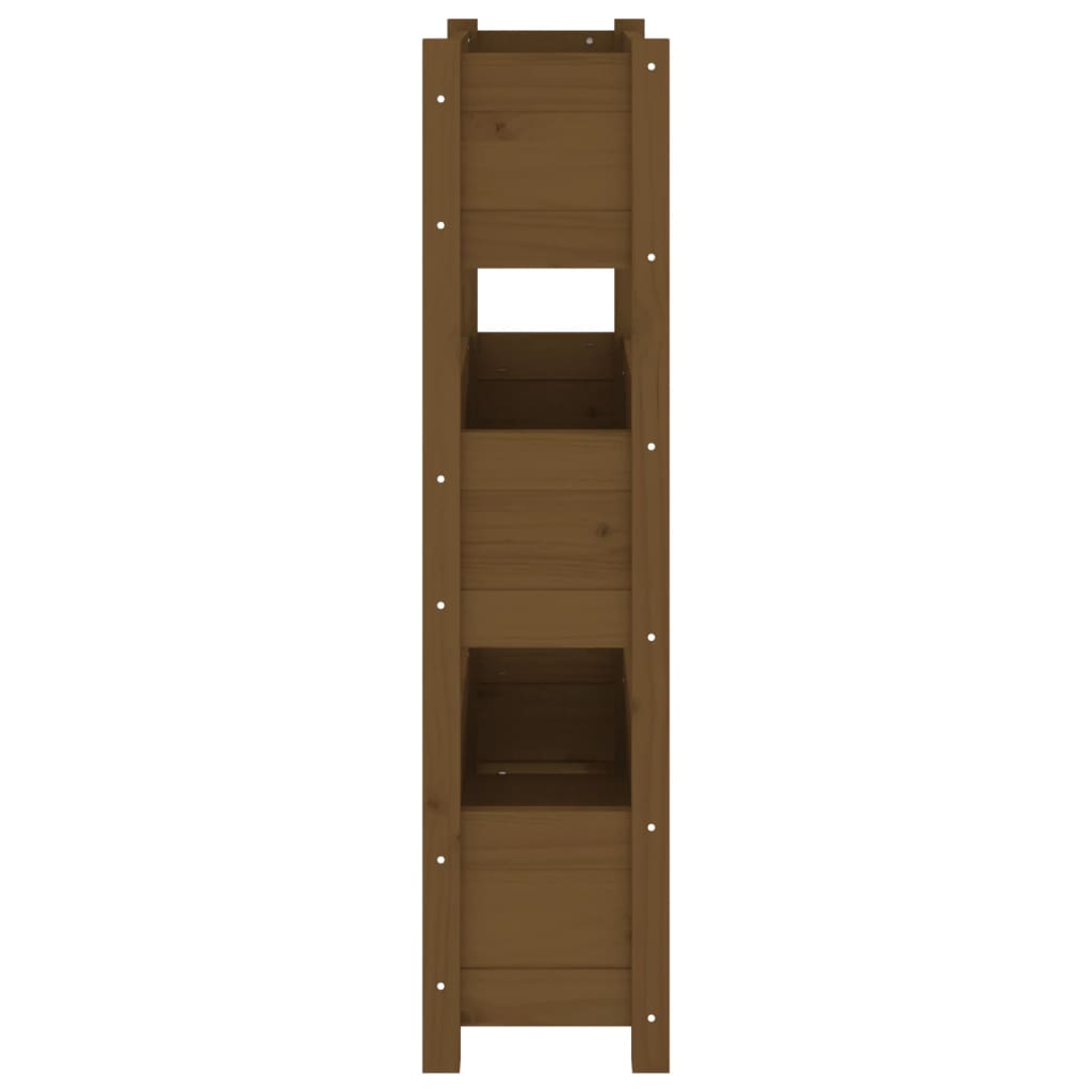 Plantenbak 77x25x104,5 cm massief grenenhout honingbruin is nu te koop bij PeponiXL, paradijselijk wonen!