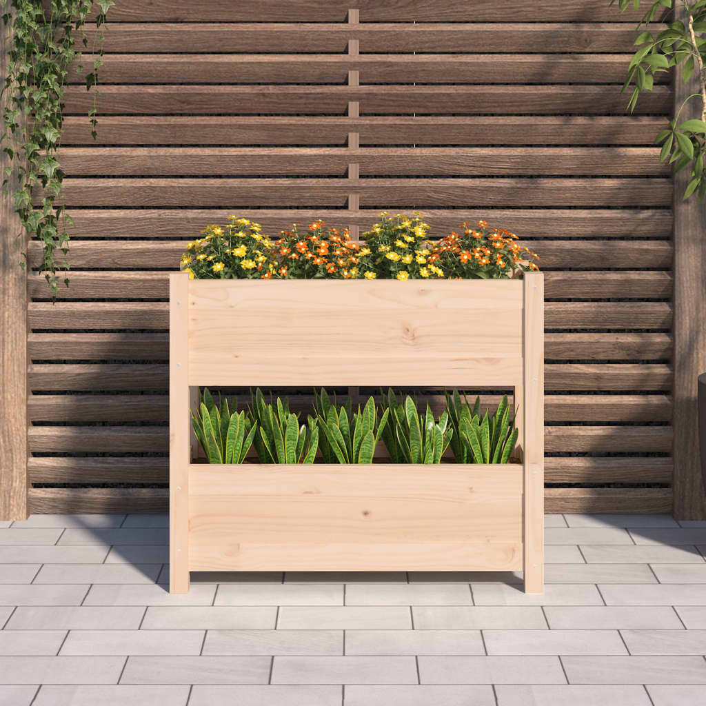 Plantenbak 77x25x66 cm massief grenenhout is nu te koop bij PeponiXL, paradijselijk wonen!