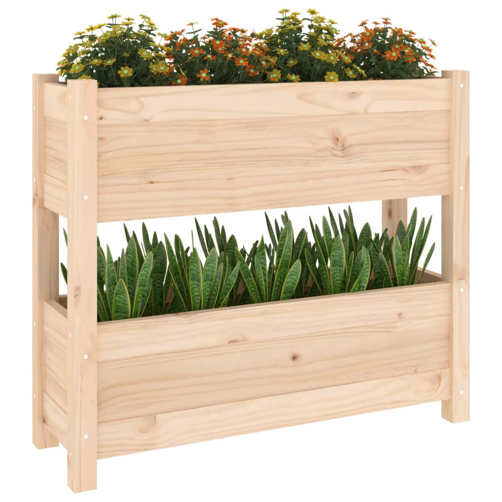 Plantenbak 77x25x66 cm massief grenenhout is nu te koop bij PeponiXL, paradijselijk wonen!