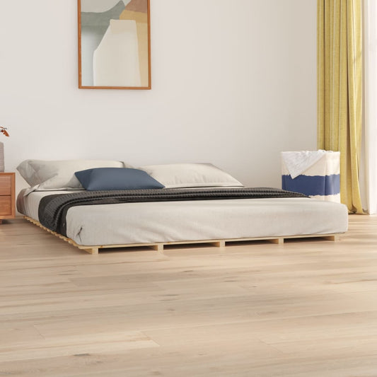 Bedframe massief grenenhout 180x200 cm is nu te koop bij PeponiXL, paradijselijk wonen!