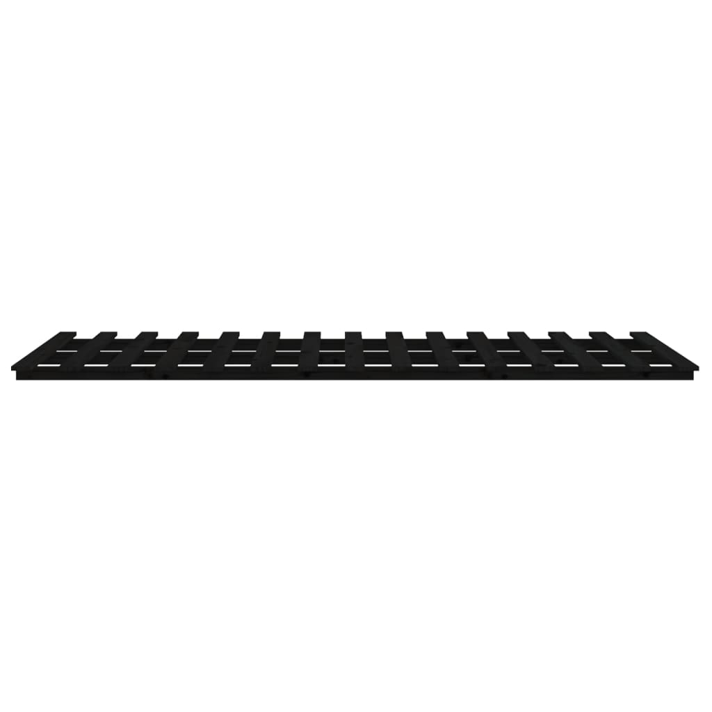 Bedframe 90x190 cm massief grenenhout zwart is nu te koop bij PeponiXL, paradijselijk wonen!