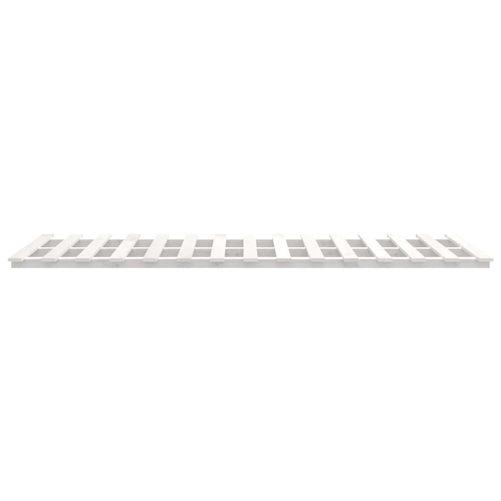 Bedframe massief grenenhout wit 120 x 190 cm is nu te koop bij PeponiXL, paradijselijk wonen!