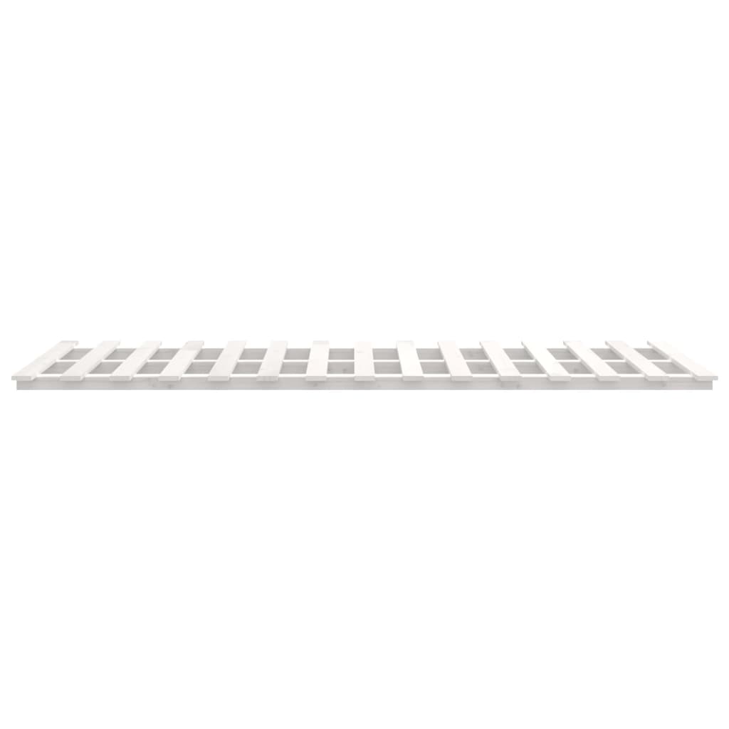 Bedframe massief grenenhout wit 135x190 cm is nu te koop bij PeponiXL, paradijselijk wonen!