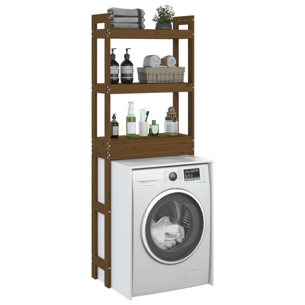 Toiletrek 63x26x171 cm massief grenenhout honingbruin is nu te koop bij PeponiXL, paradijselijk wonen!