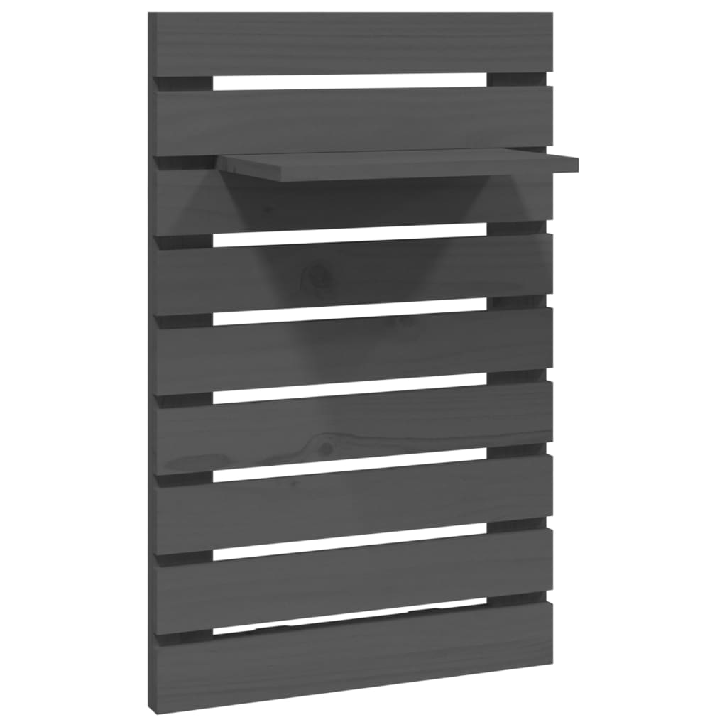 Nachtkastjes wandgemonteerd 2 st massief grenenhout grijs is nu te koop bij PeponiXL, paradijselijk wonen!