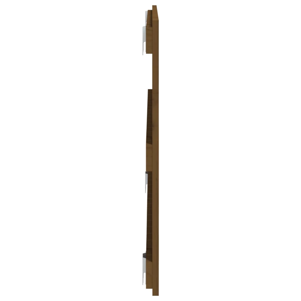 Wandhoofdbord 95,5x3x60 cm massief grenenhout honingbruin is nu te koop bij PeponiXL, paradijselijk wonen!