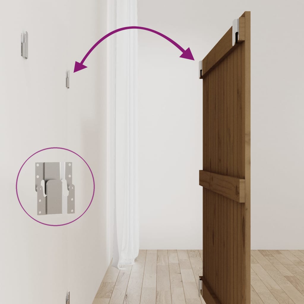 Wandhoofdbord 95,5x3x90 cm massief grenenhout honingbruin is nu te koop bij PeponiXL, paradijselijk wonen!