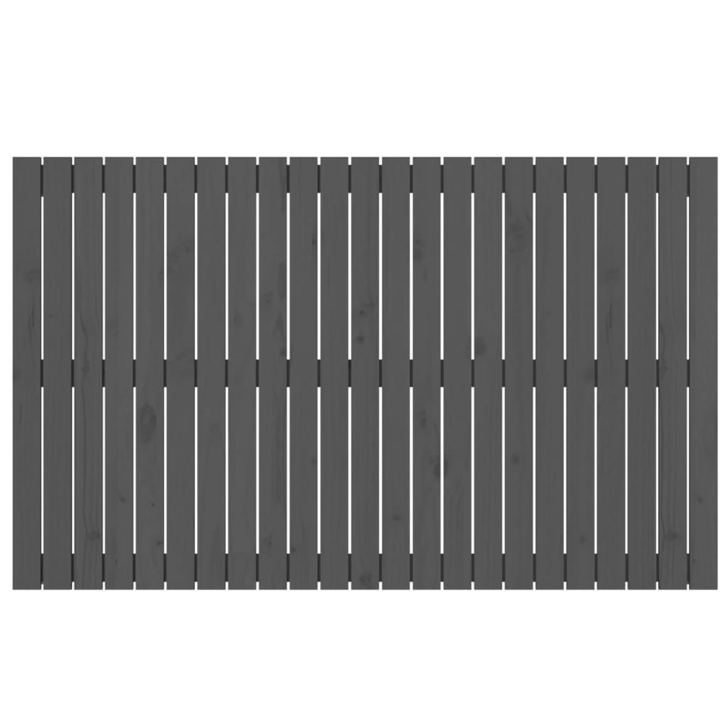 Wandhoofdbord 147x3x90 cm massief grenenhout grijs is nu te koop bij PeponiXL, paradijselijk wonen!