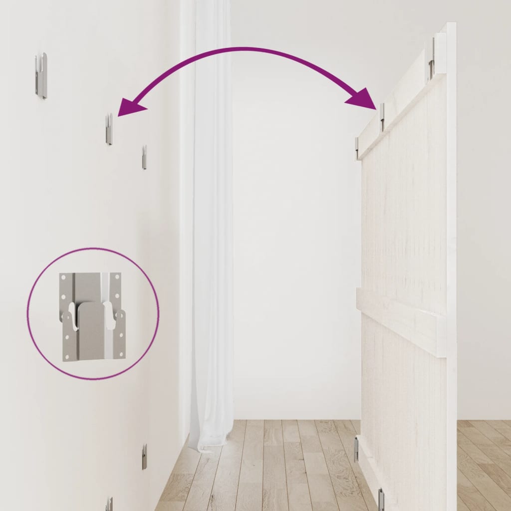 Wandhoofdbord 159,5x3x90 cm massief grenenhout wit is nu te koop bij PeponiXL, paradijselijk wonen!