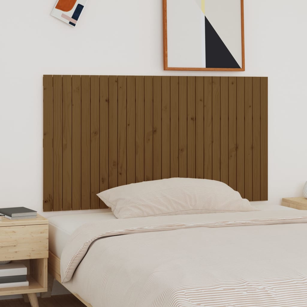 Wandhoofdbord 166x3x90 cm massief grenenhout honingbruin is nu te koop bij PeponiXL, paradijselijk wonen!