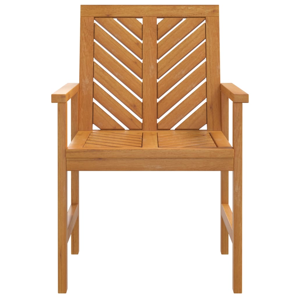 Tuinstoelen 2 st massief acaciahout is nu te koop bij PeponiXL, paradijselijk wonen!