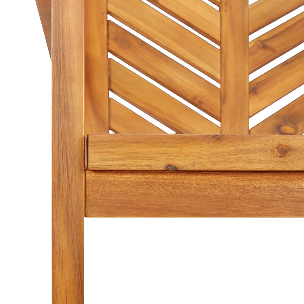 Tuinstoelen 2 st massief acaciahout is nu te koop bij PeponiXL, paradijselijk wonen!