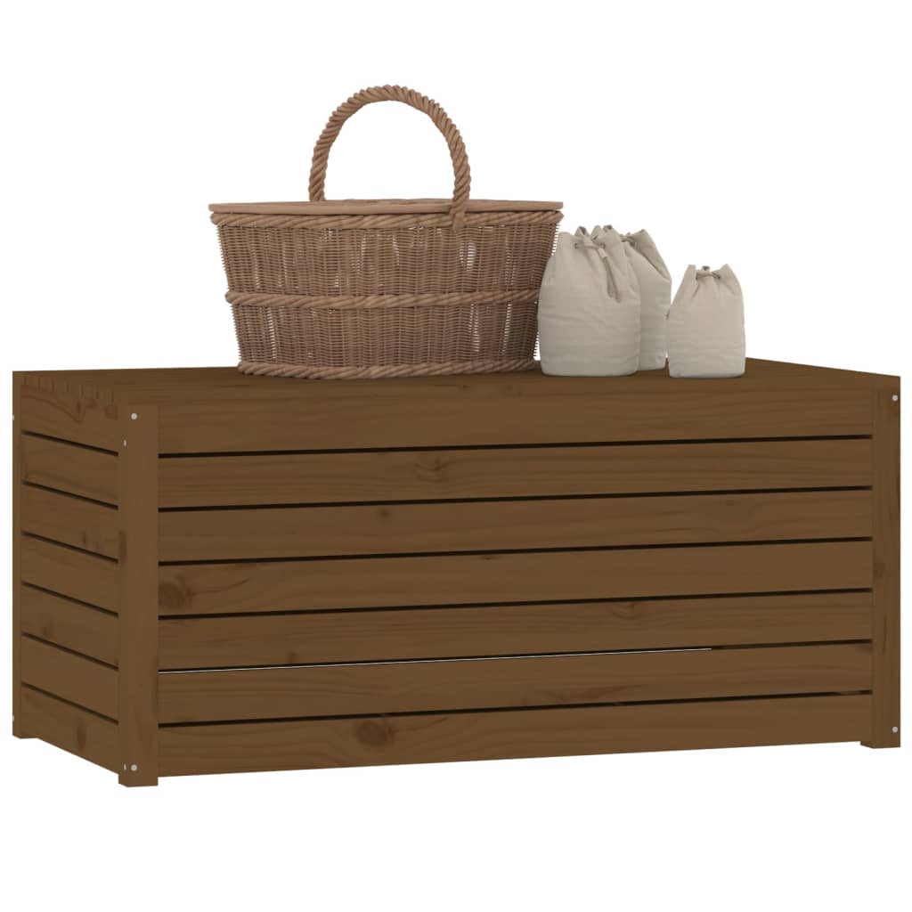 Tuinbox 101x50,5x46,5 cm massief grenenhout honingbruin is nu te koop bij PeponiXL, paradijselijk wonen!