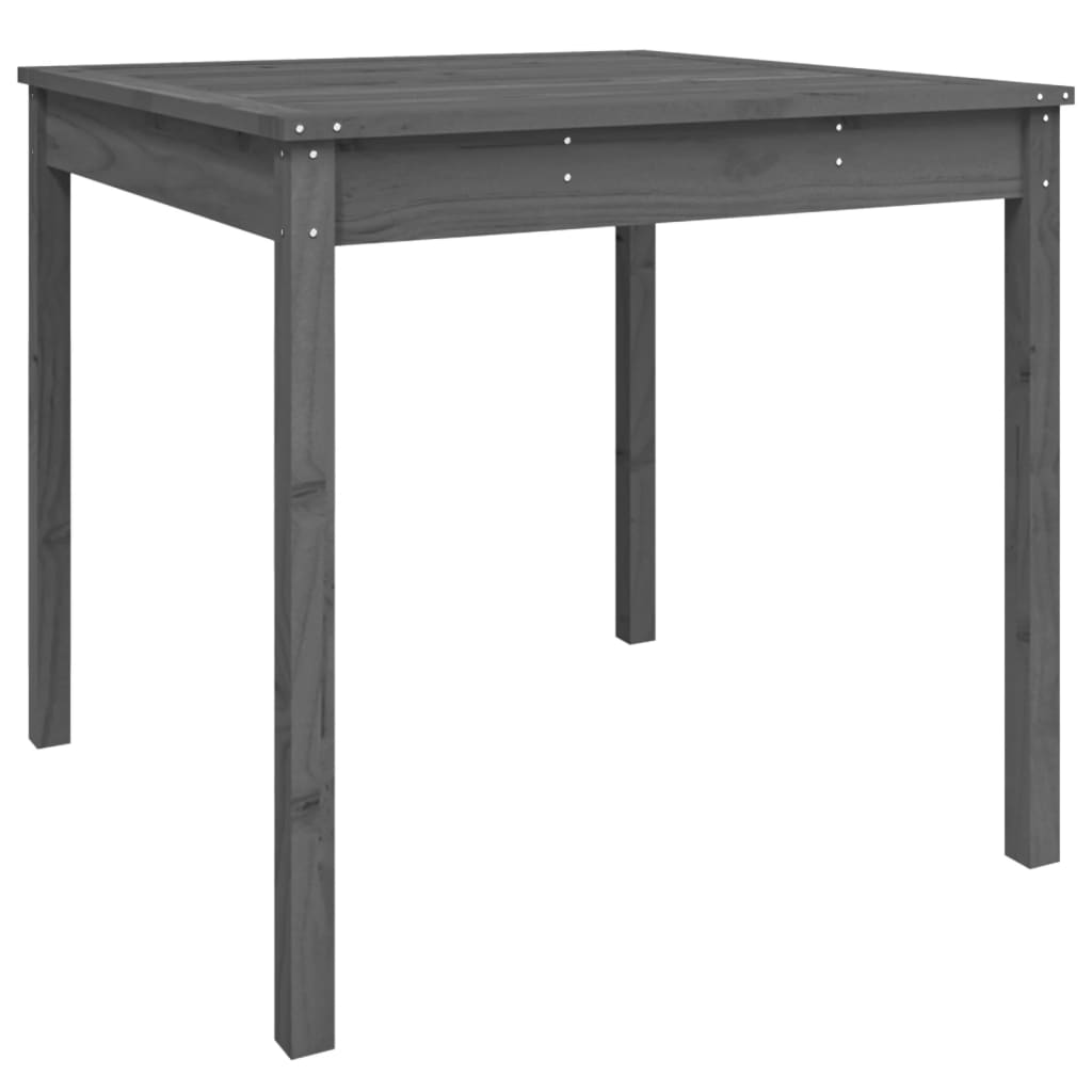 Tuintafel 82,5x82,5x76 cm massief grenenhout grijs is nu te koop bij PeponiXL, paradijselijk wonen!