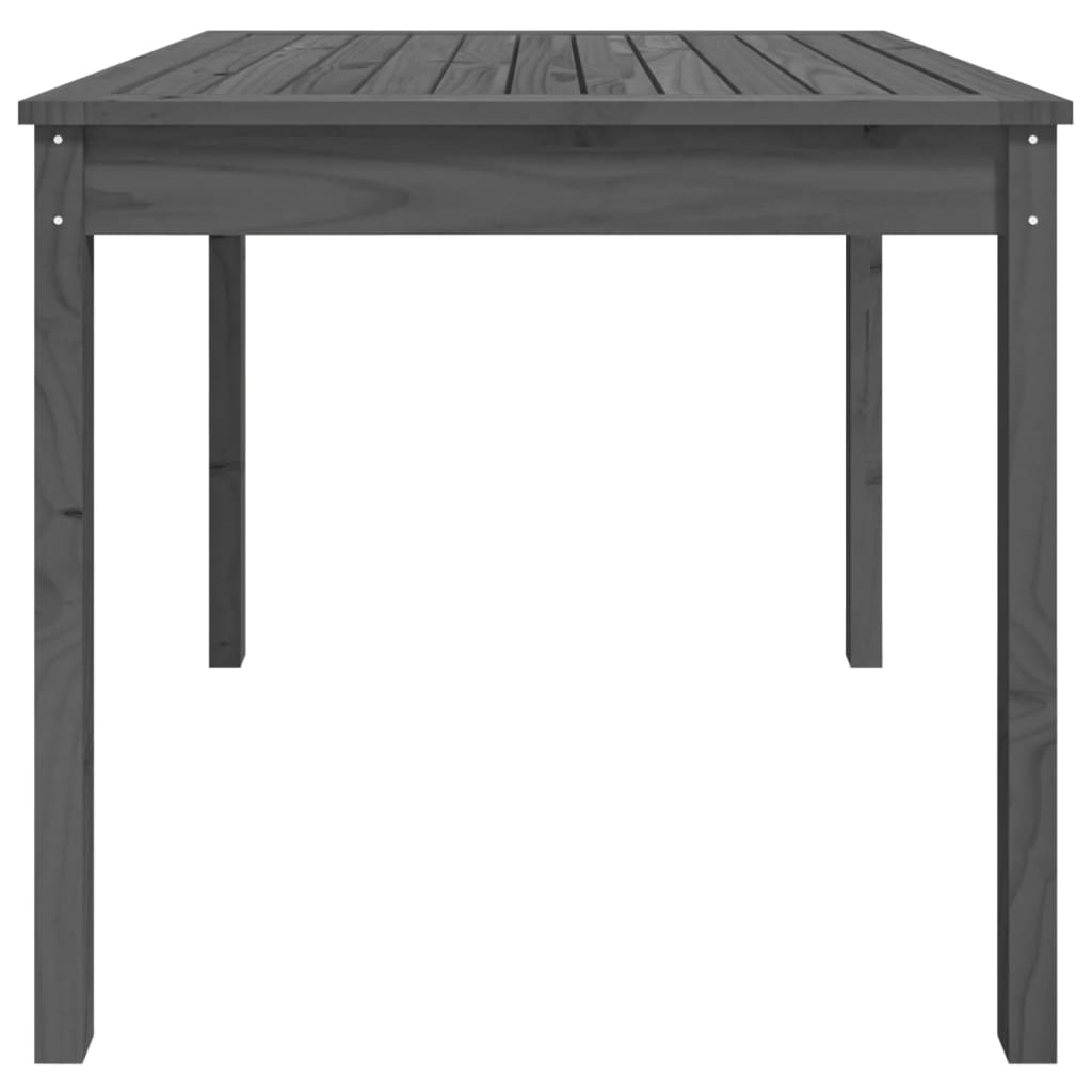 Tuintafel 82,5x82,5x76 cm massief grenenhout grijs is nu te koop bij PeponiXL, paradijselijk wonen!