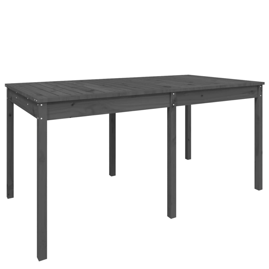Tuintafel 159,5x82,5x76 cm massief grenenhout grijs is nu te koop bij PeponiXL, paradijselijk wonen!