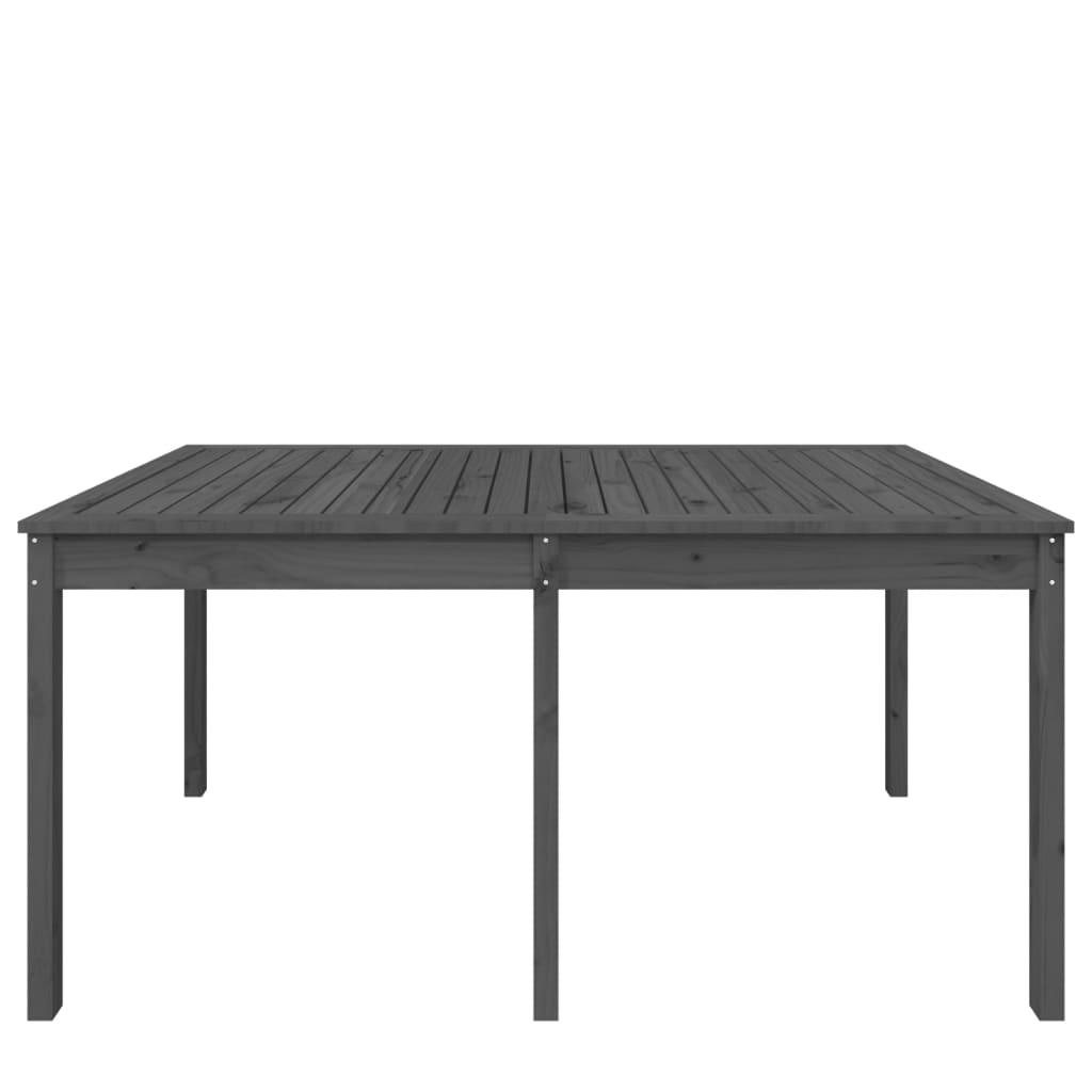 Tuintafel 159,5x82,5x76 cm massief grenenhout grijs is nu te koop bij PeponiXL, paradijselijk wonen!