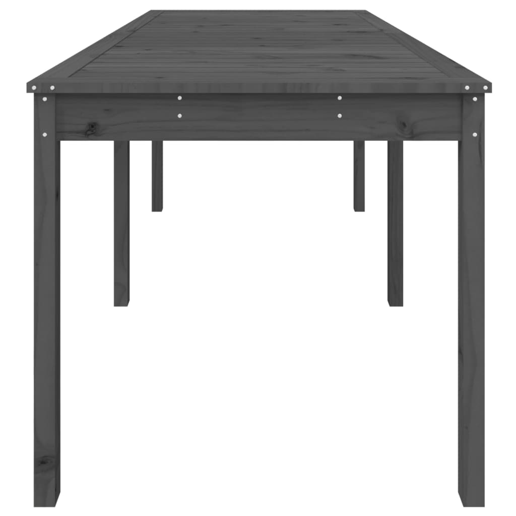 Tuintafel 159,5x82,5x76 cm massief grenenhout grijs is nu te koop bij PeponiXL, paradijselijk wonen!