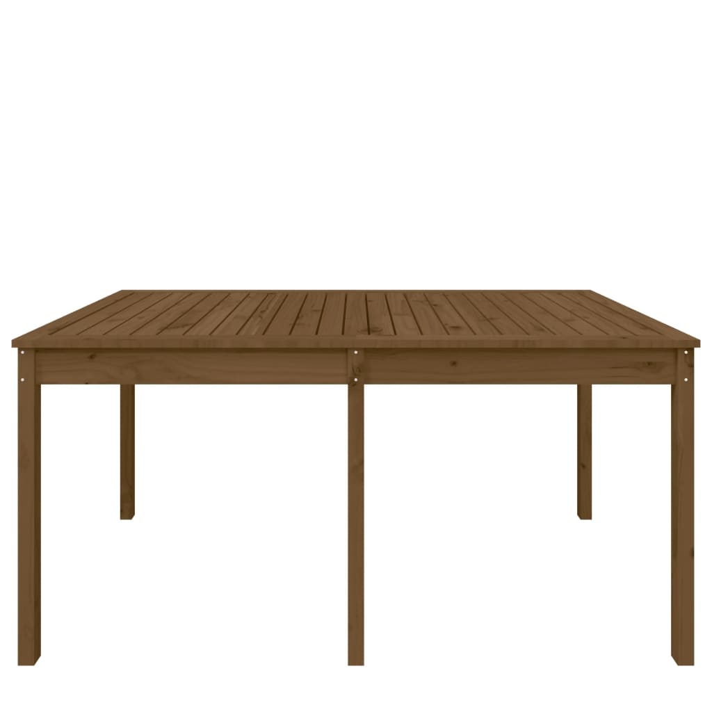 Tuintafel 159,5x82,5x76 cm massief grenenhout honingbruin is nu te koop bij PeponiXL, paradijselijk wonen!