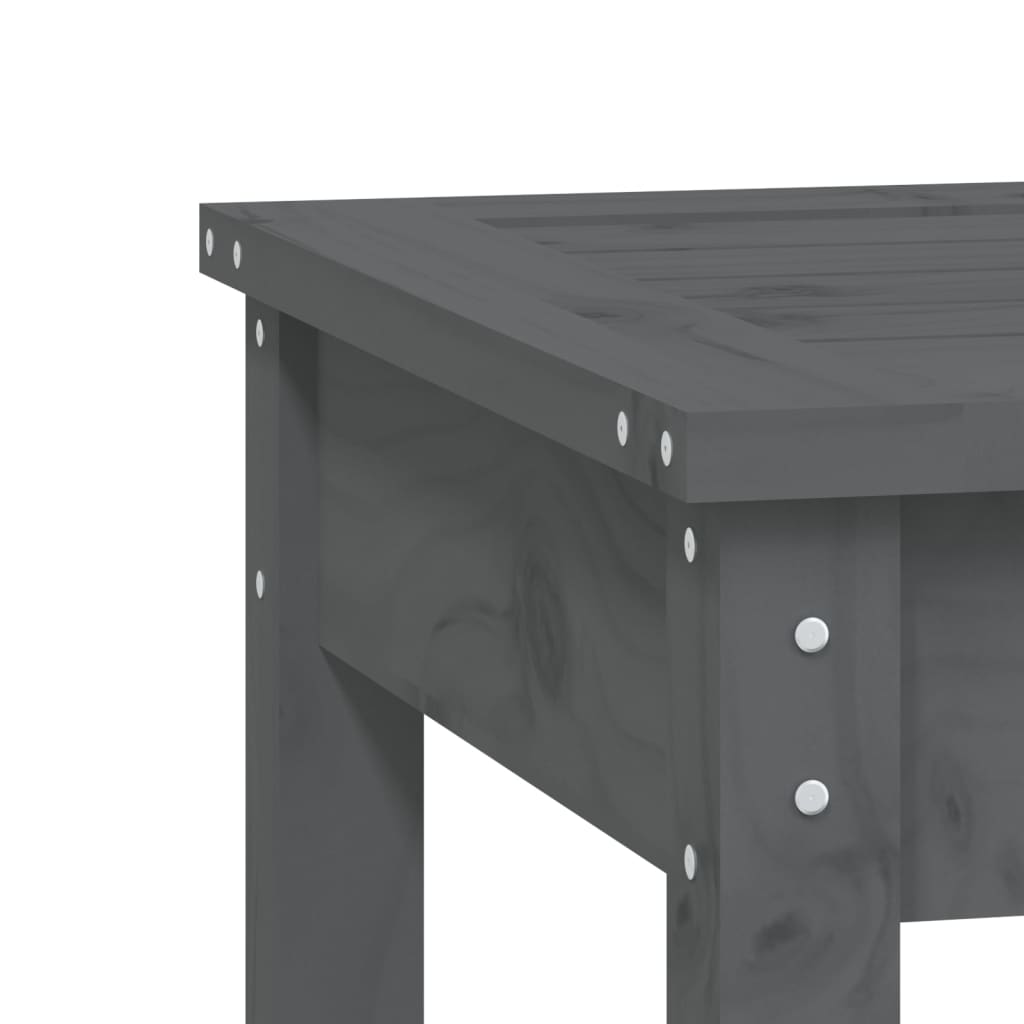 Tuinbank 2-zits 159,5x44x45 cm massief grenenhout grijs is nu te koop bij PeponiXL, paradijselijk wonen!