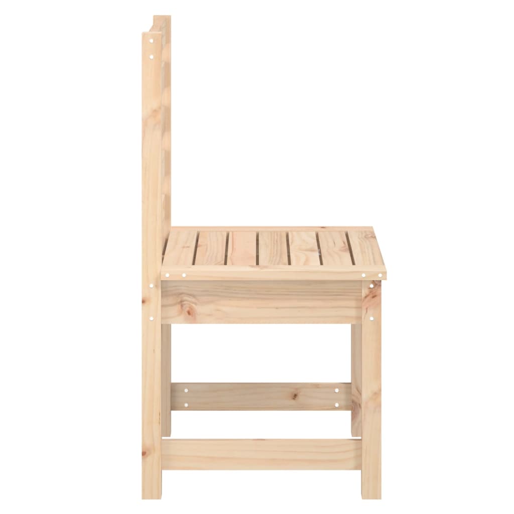 Tuinstoelen 2 st 50x48x91,5 cm massief grenenhout is nu te koop bij PeponiXL, paradijselijk wonen!