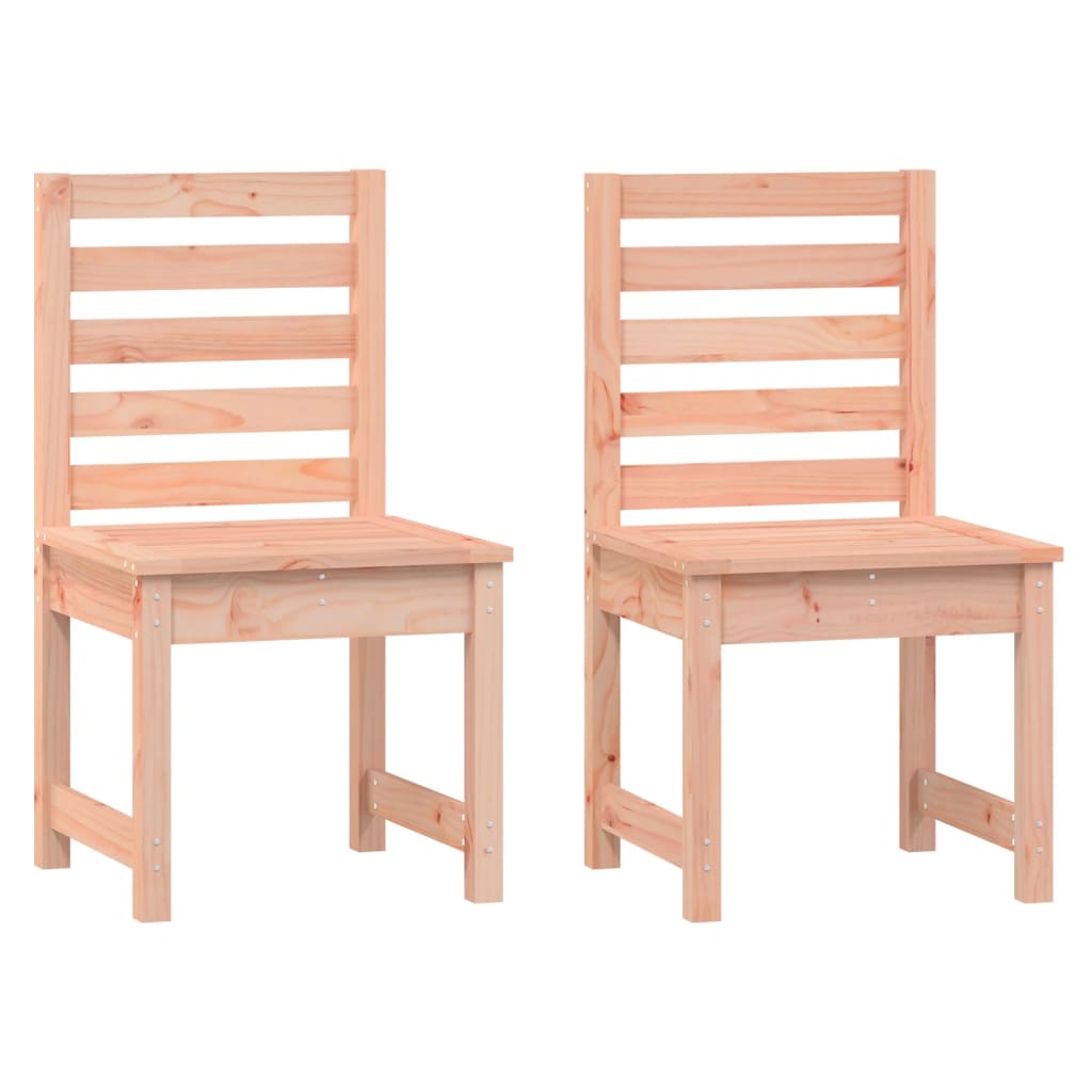 Tuinstoelen 2 st 50x48x91,5 cm massief douglashout is nu te koop bij PeponiXL, paradijselijk wonen!