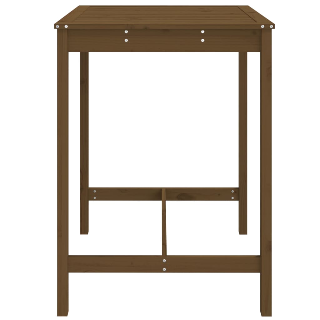 Tuintafel 82,5x82,5x110 cm massief grenenhout honingbruin is nu te koop bij PeponiXL, paradijselijk wonen!