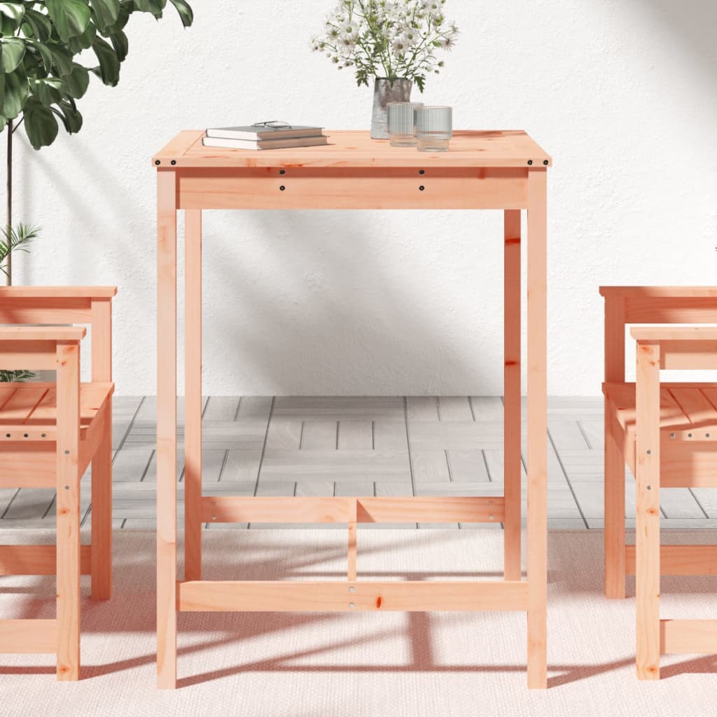 Tuintafel 82,5x82,5x110 cm massief douglashout is nu te koop bij PeponiXL, paradijselijk wonen!