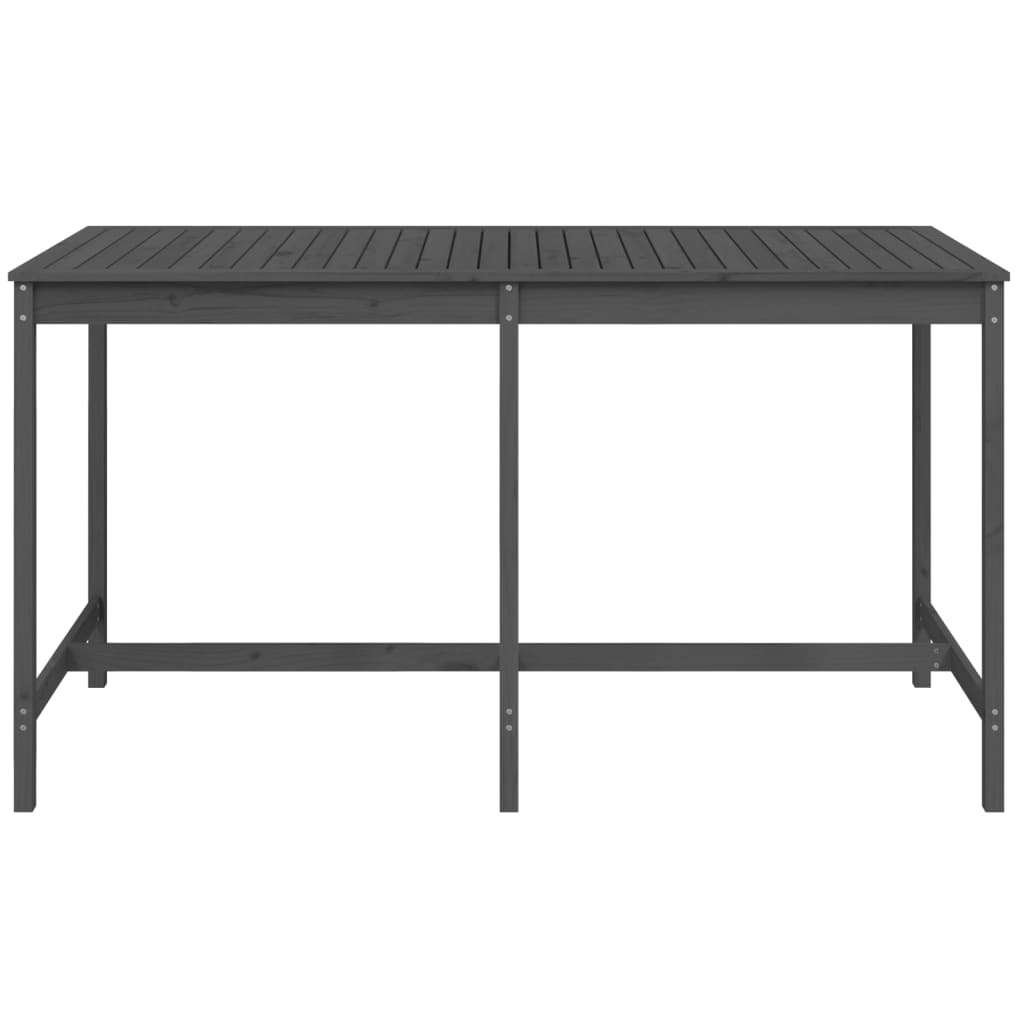 Tuintafel 203,5x90x110 cm massief grenenhout grijs is nu te koop bij PeponiXL, paradijselijk wonen!