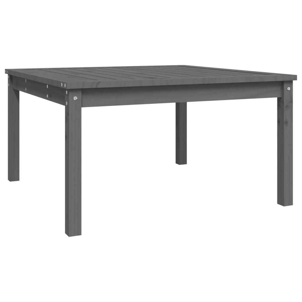 Tuintafel 82,5x82,5x45 cm massief grenenhout grijs is nu te koop bij PeponiXL, paradijselijk wonen!