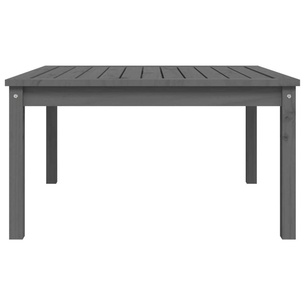 Tuintafel 82,5x82,5x45 cm massief grenenhout grijs is nu te koop bij PeponiXL, paradijselijk wonen!