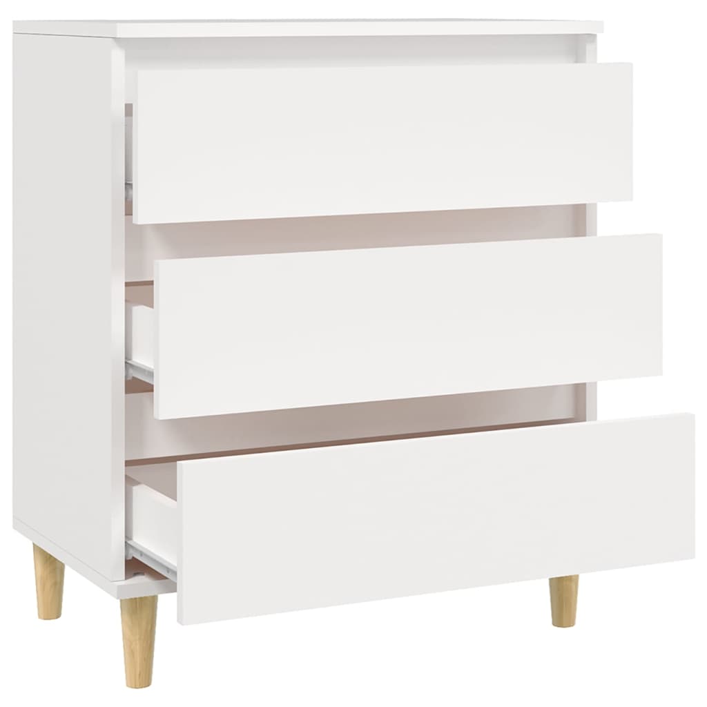 Dressoir 60x35x70 cm bewerkt hout wit is nu te koop bij PeponiXL, paradijselijk wonen!