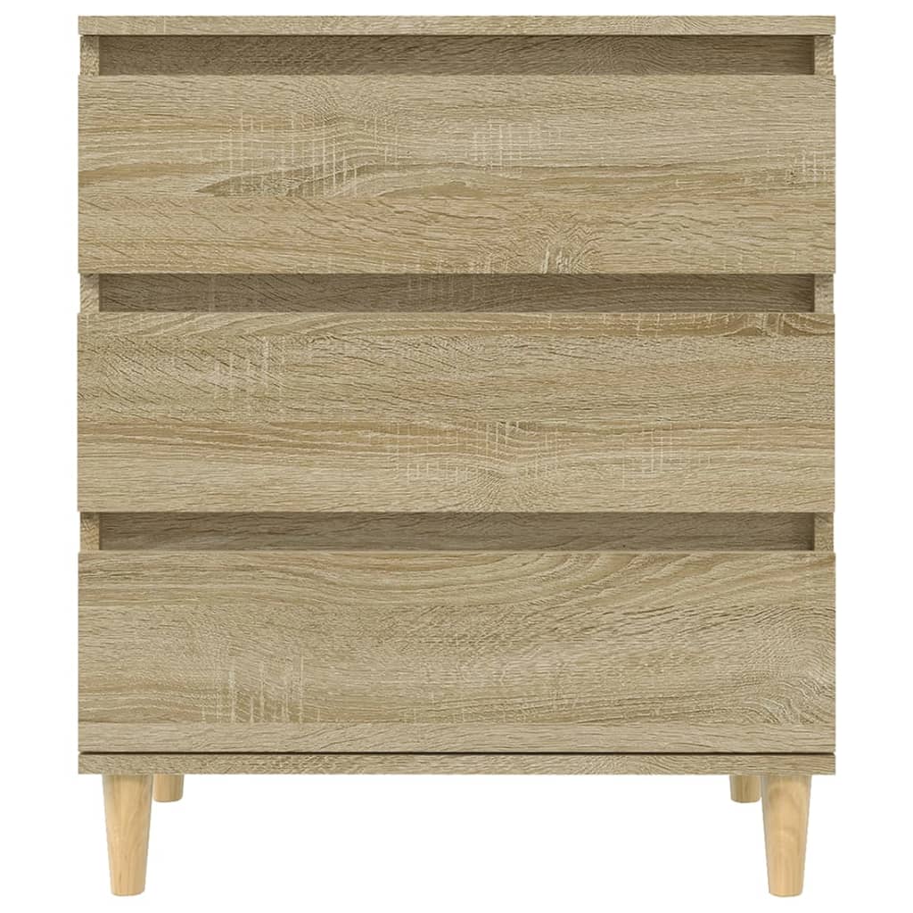 Dressoir 60x35x70 cm bewerkt hout sonoma eikenkleurig is nu te koop bij PeponiXL, paradijselijk wonen!