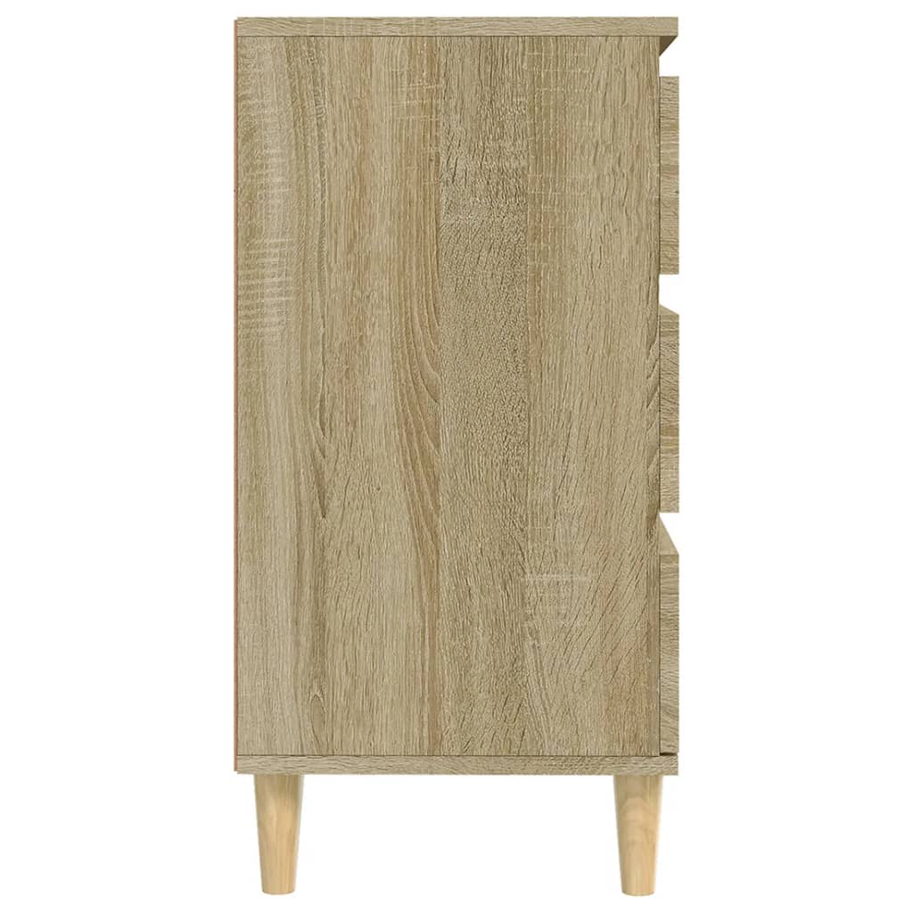 Dressoir 60x35x70 cm bewerkt hout sonoma eikenkleurig is nu te koop bij PeponiXL, paradijselijk wonen!