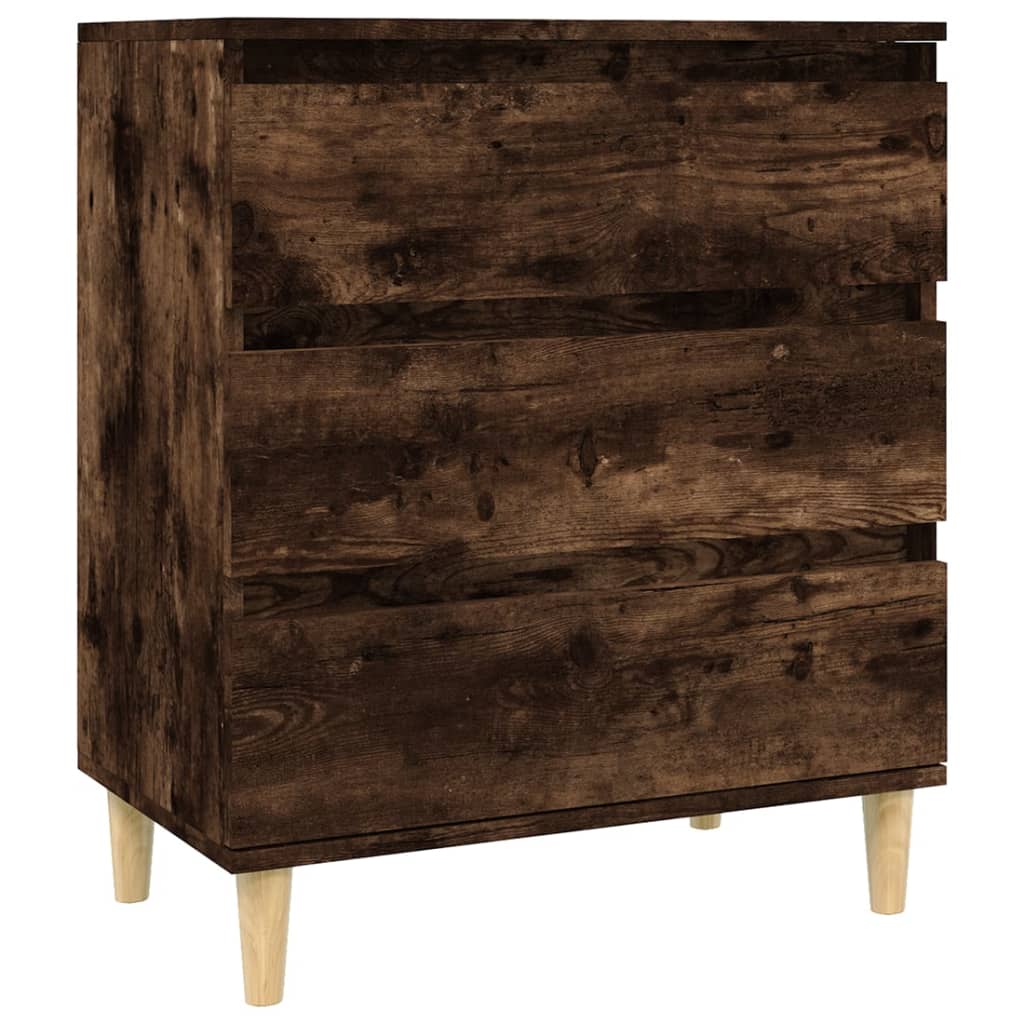 Dressoir 60x35x70 cm bewerkt hout gerookt eikenkleurig is nu te koop bij PeponiXL, paradijselijk wonen!