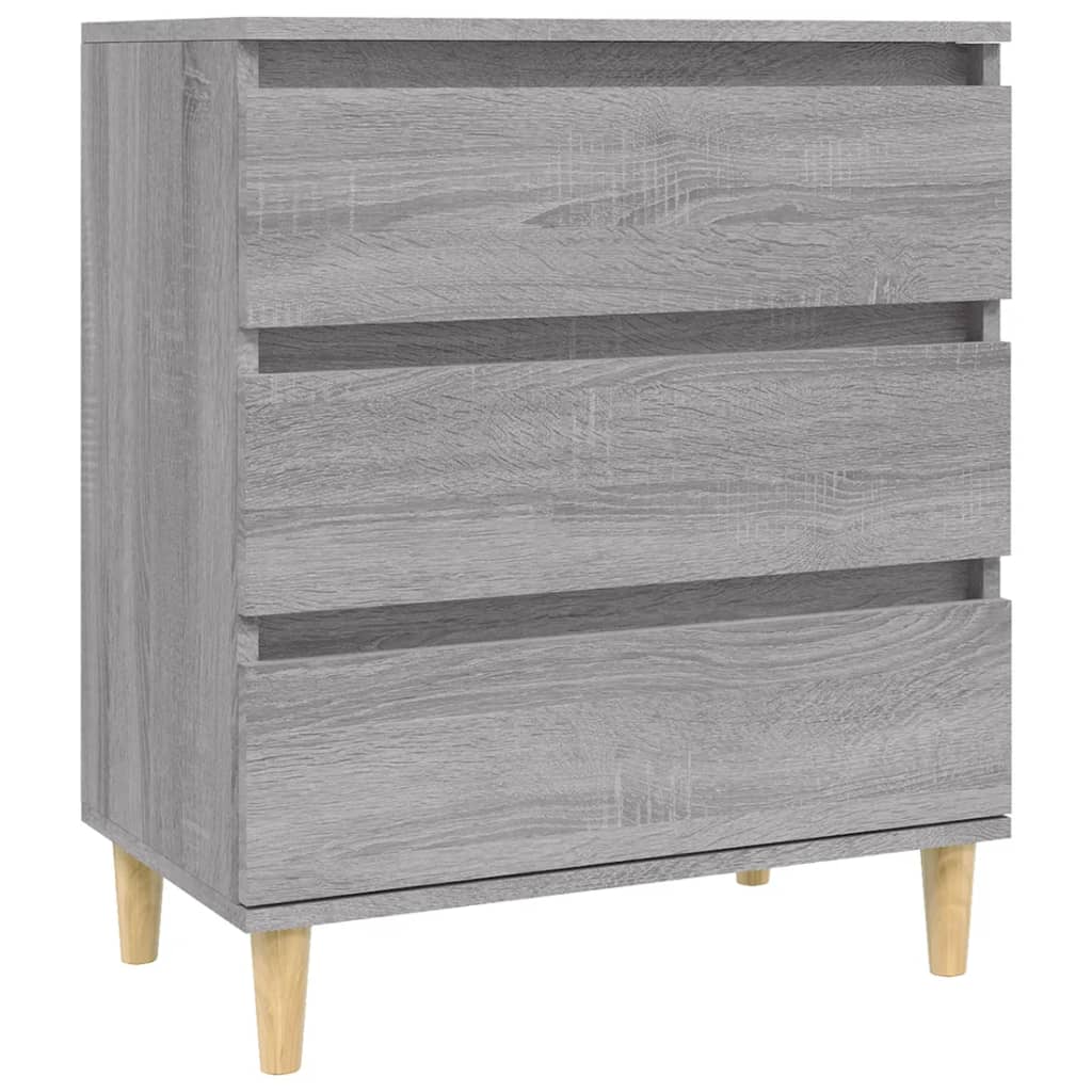 Dressoir 60x35x70 cm bewerkt hout grijs sonoma eikenkleurig is nu te koop bij PeponiXL, paradijselijk wonen!