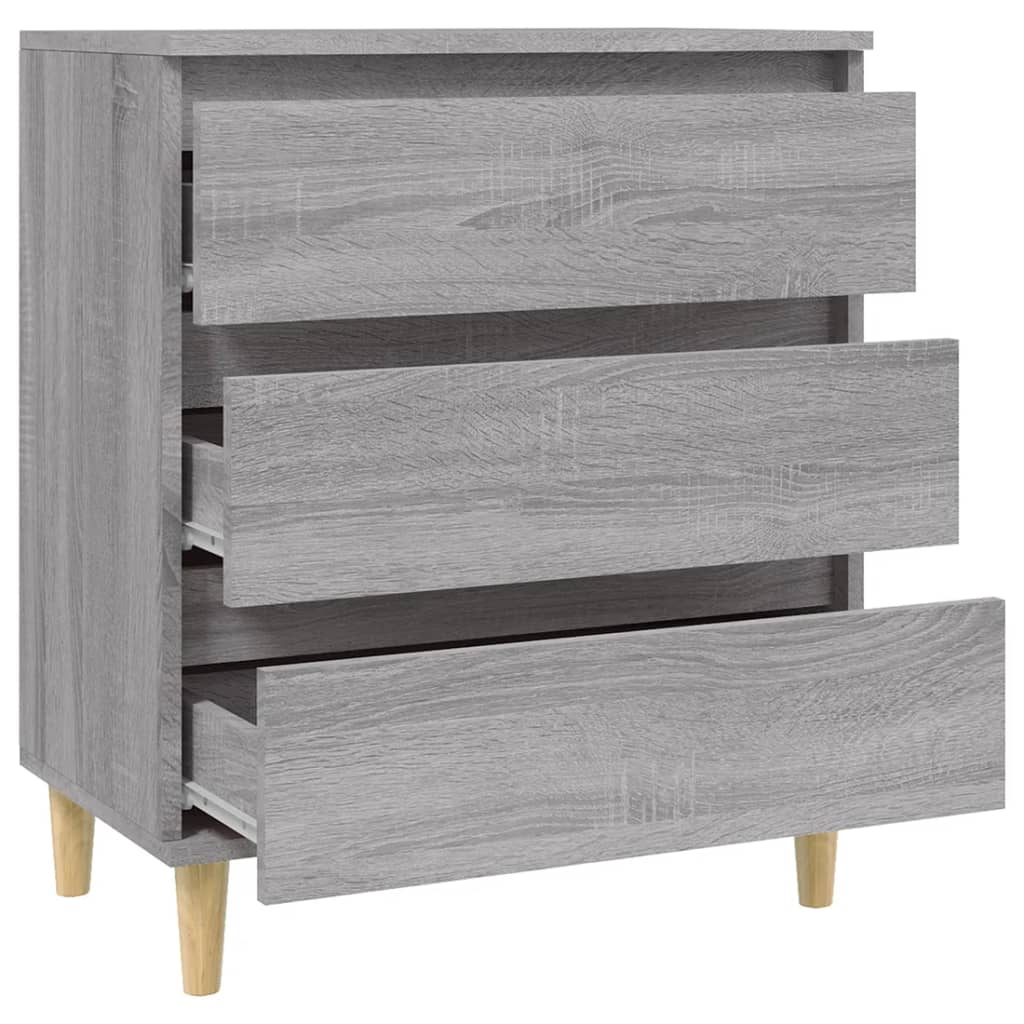 Dressoir 60x35x70 cm bewerkt hout grijs sonoma eikenkleurig is nu te koop bij PeponiXL, paradijselijk wonen!
