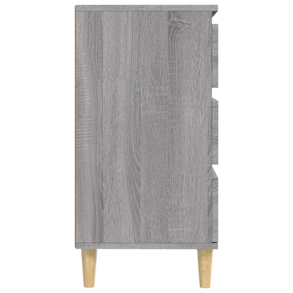 Dressoir 60x35x70 cm bewerkt hout grijs sonoma eikenkleurig is nu te koop bij PeponiXL, paradijselijk wonen!