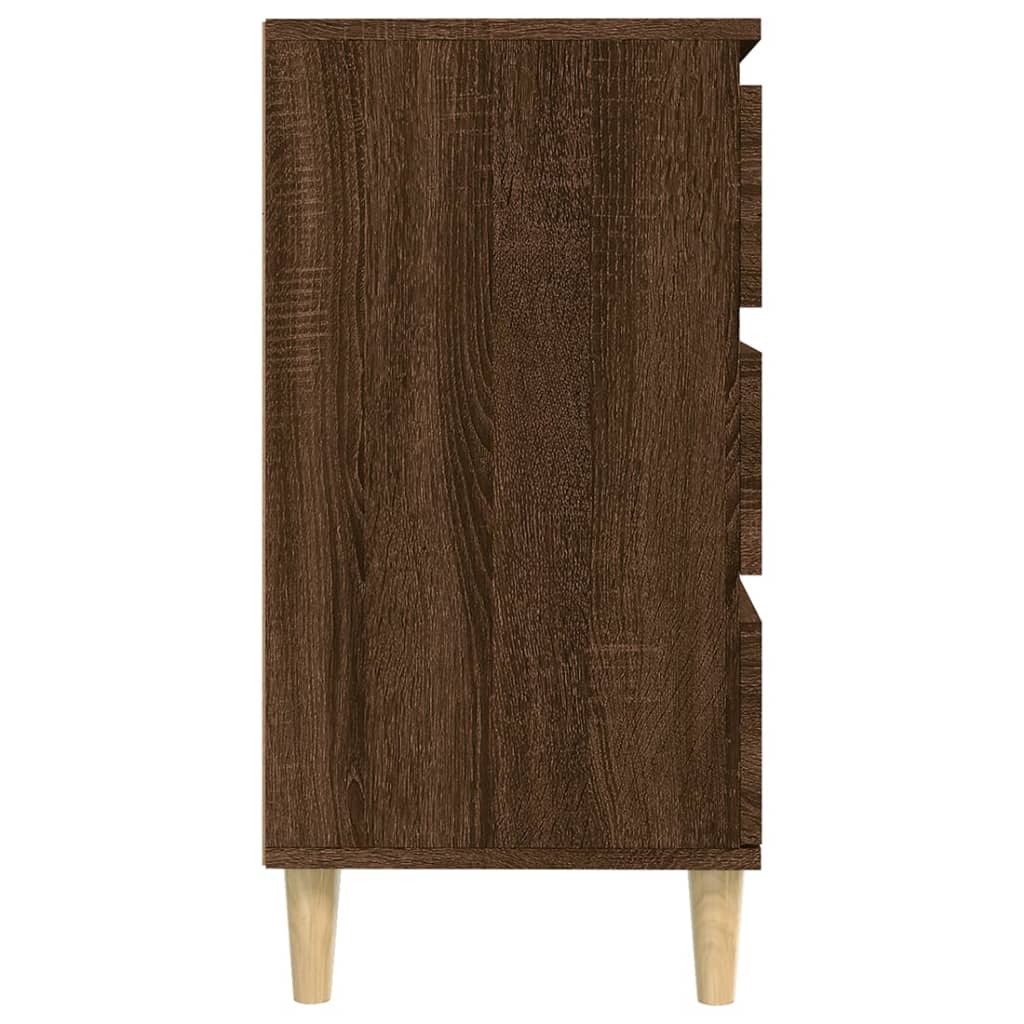 Dressoir 60x35x70 cm bewerkt hout bruin eikenkleur is nu te koop bij PeponiXL, paradijselijk wonen!