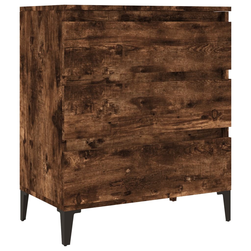 Dressoir 60x35x70 cm bewerkt hout gerookt eikenkleurig is nu te koop bij PeponiXL, paradijselijk wonen!