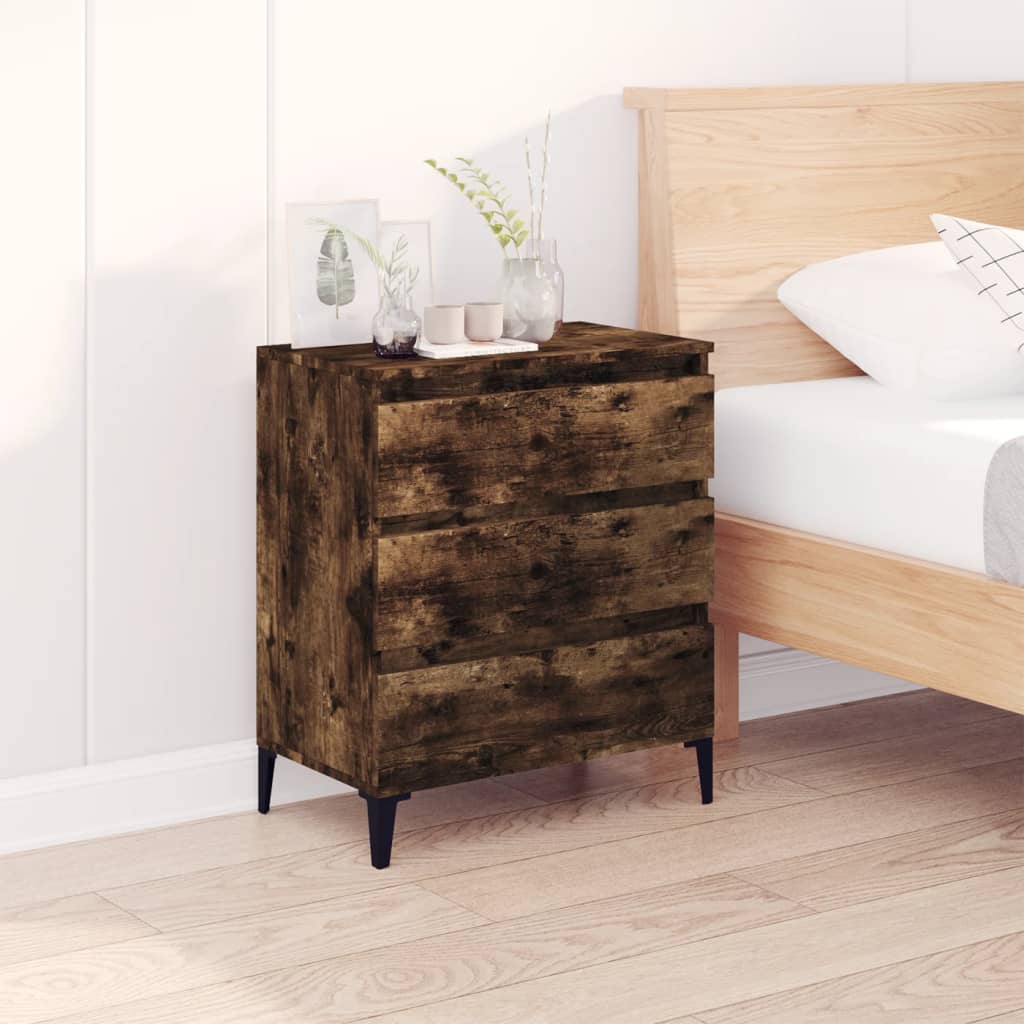 Dressoir 60x35x70 cm bewerkt hout gerookt eikenkleurig is nu te koop bij PeponiXL, paradijselijk wonen!