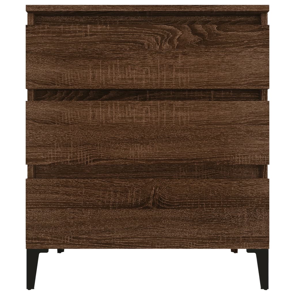 Dressoir 60x35x70 cm bewerkt hout bruin eikenkleur is nu te koop bij PeponiXL, paradijselijk wonen!