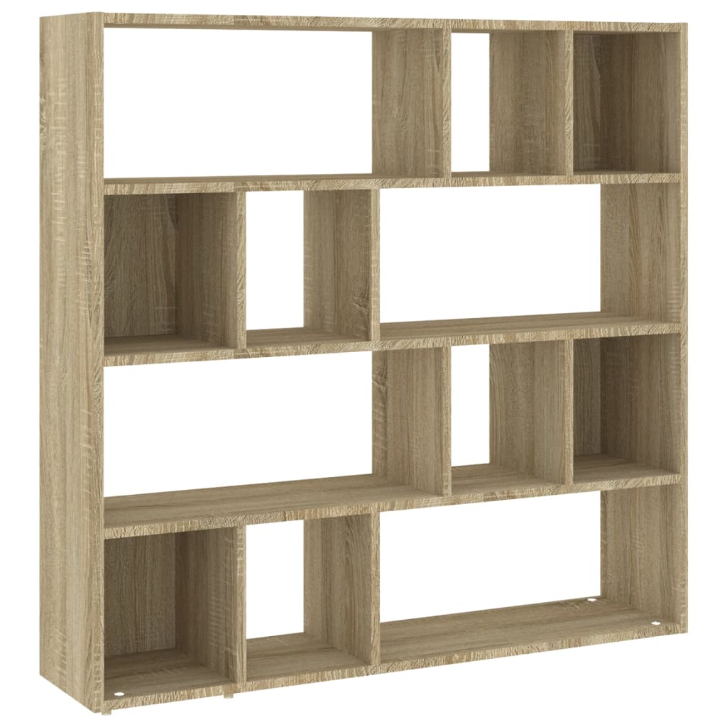 Boekenkast / kamerscherm 105x24x102 cm sonoma eikenkleurig is nu te koop bij PeponiXL, paradijselijk wonen!