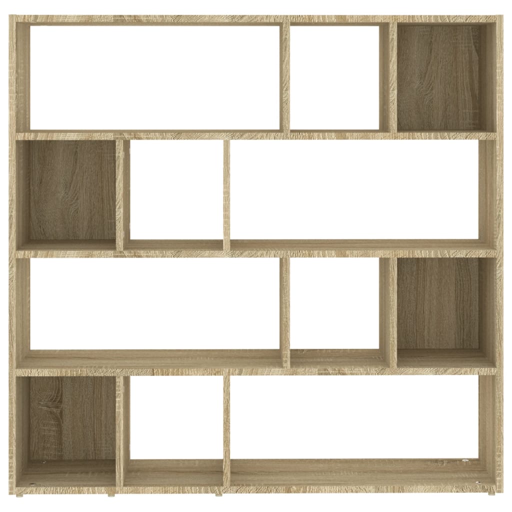 Boekenkast / kamerscherm 105x24x102 cm sonoma eikenkleurig is nu te koop bij PeponiXL, paradijselijk wonen!