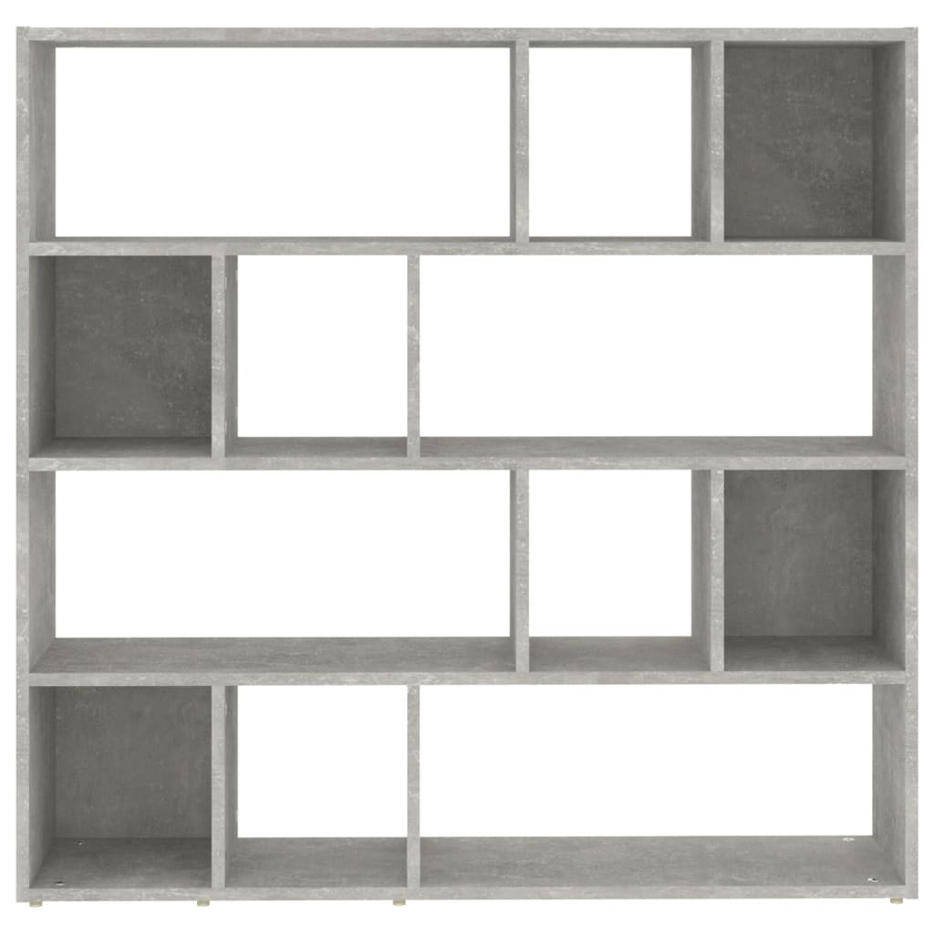 Boekenkast/kamerscherm 105x24x102 cm betongrijs is nu te koop bij PeponiXL, paradijselijk wonen!