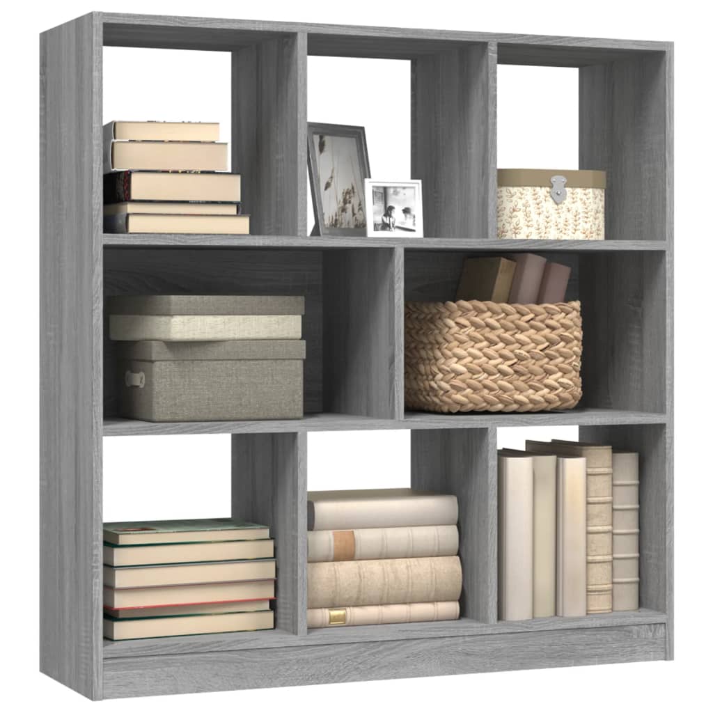 Boekenkast 97,5x29,5x100 cm bewerkt hout grijs sonoma eiken is nu te koop bij PeponiXL, paradijselijk wonen!