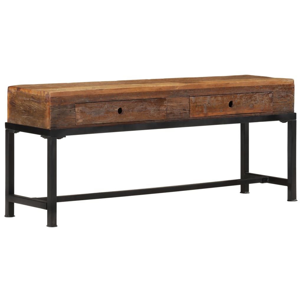 Tv-meubel 110x30x46 cm massief gerecycled hout is nu te koop bij PeponiXL, paradijselijk wonen!