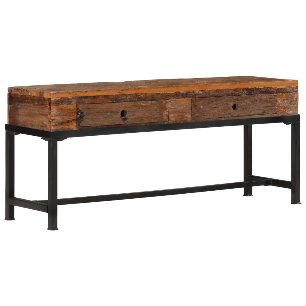 Tv-meubel 110x30x46 cm massief gerecycled hout is nu te koop bij PeponiXL, paradijselijk wonen!