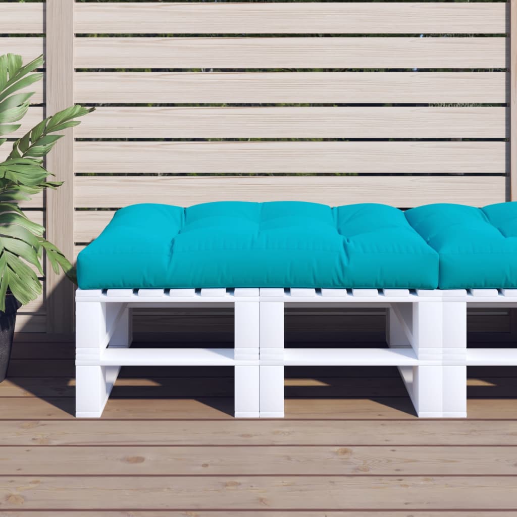 Palletkussen 120x80x12 cm stof turquoise is nu te koop bij PeponiXL, paradijselijk wonen!