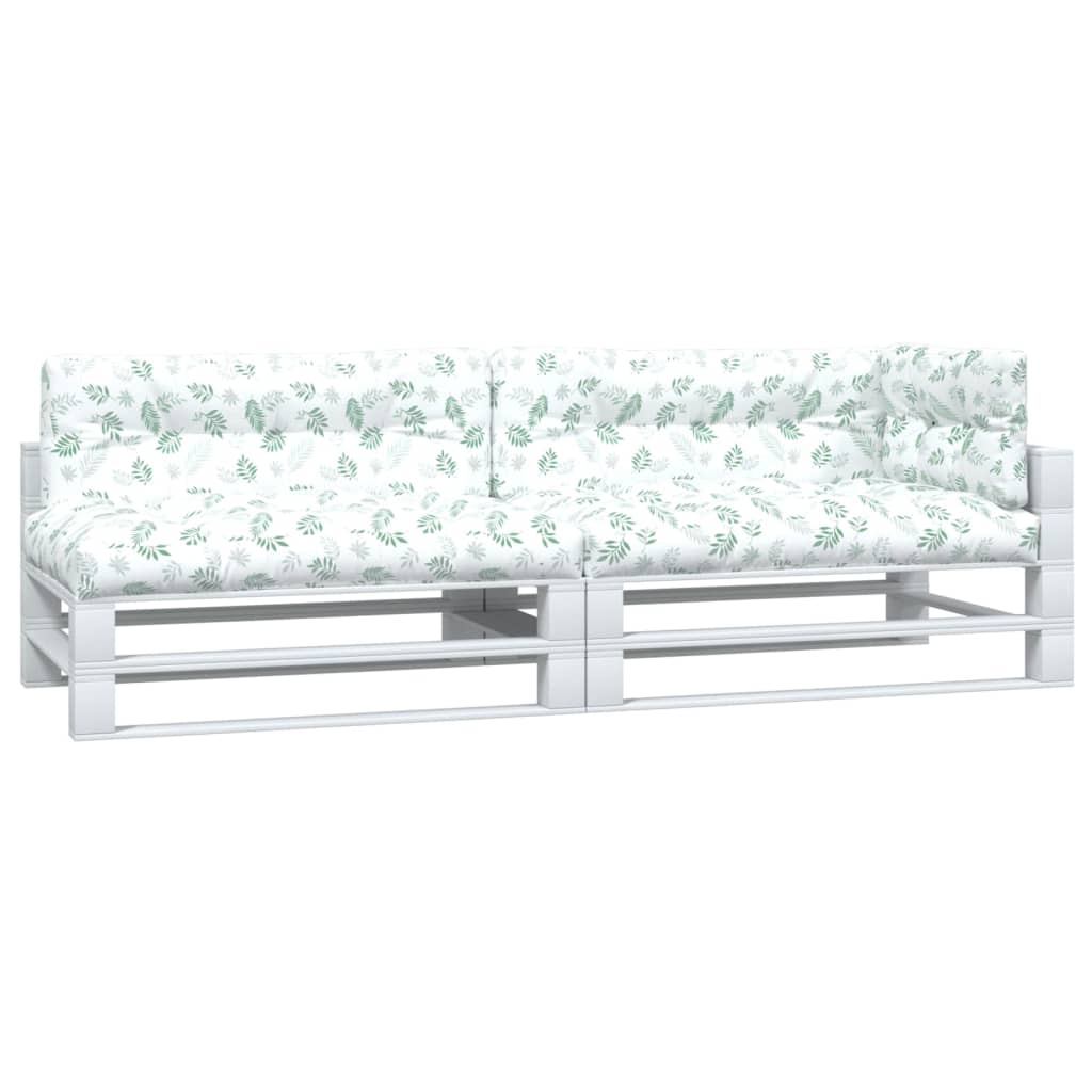 Palletkussens 5 st bladpatroon stof is nu te koop bij PeponiXL, paradijselijk wonen!